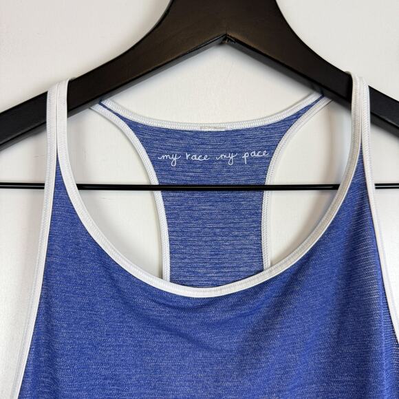 Lululemon Time to Sweat Racerback Tank Top Blue - 6 - Picture 3 of 7